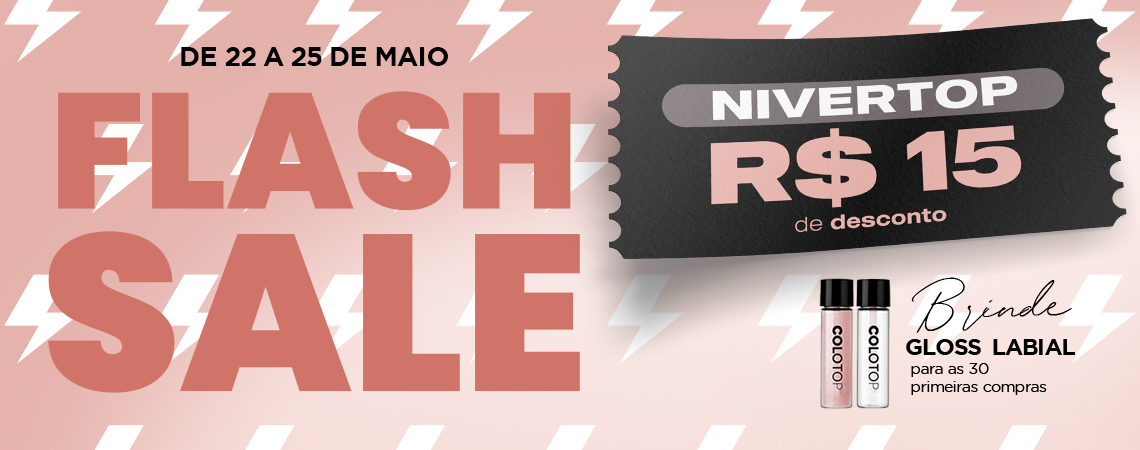 Flash sale 9 anos